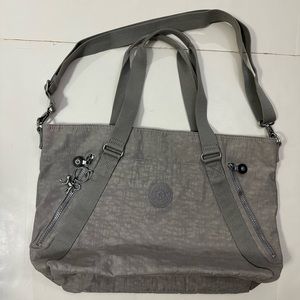 Kipling Large Crossbody Bag (Grey)